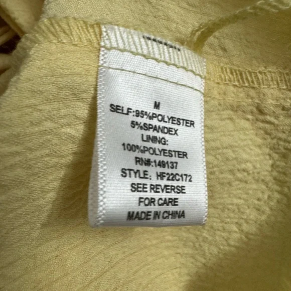 NWT Big Water Blue Sky Crop Ballon Sleeve Boutique Top Size M - Picture 3 of 13